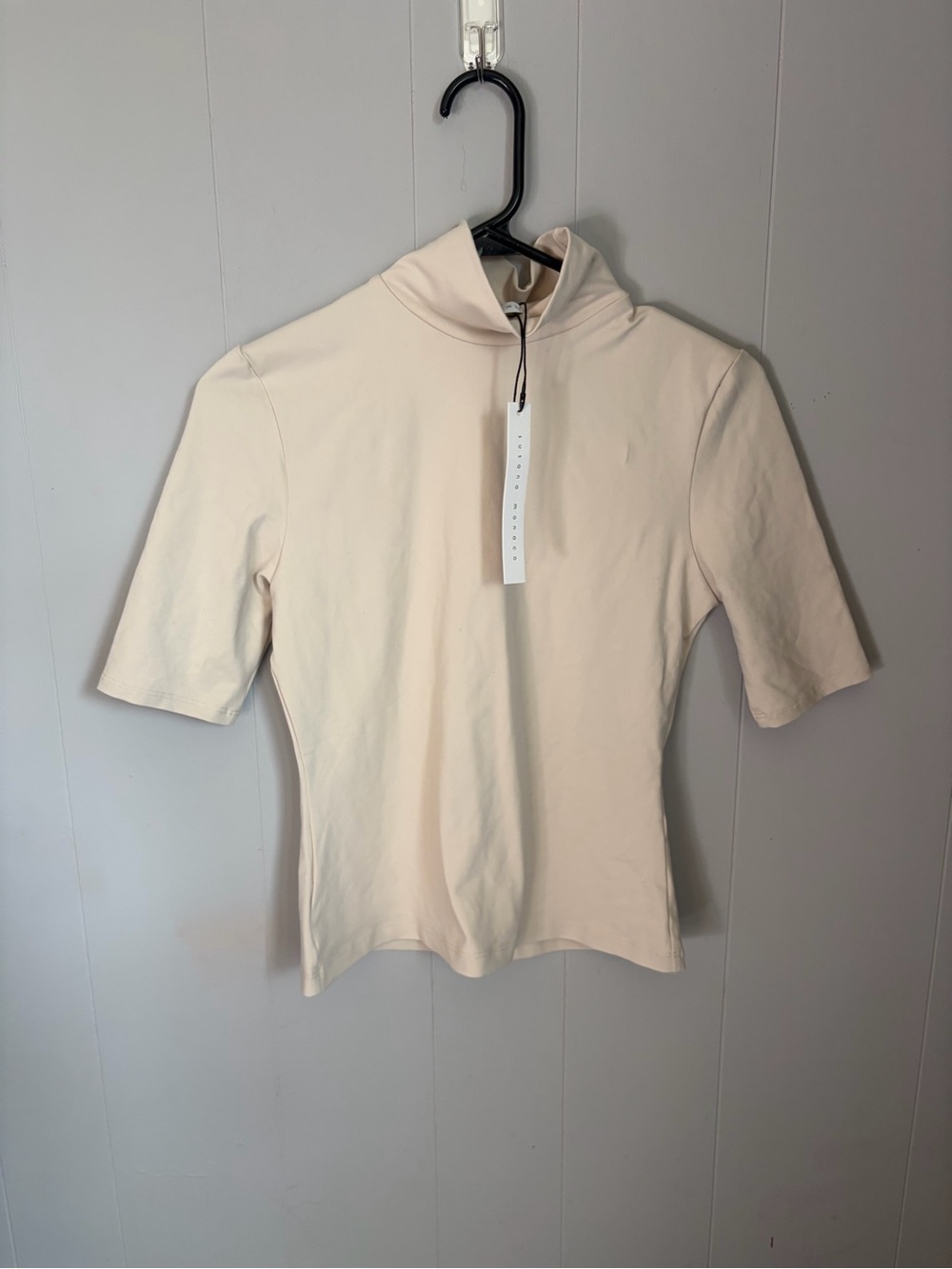 Susana mWomen's Cream Short-Sleeve Top